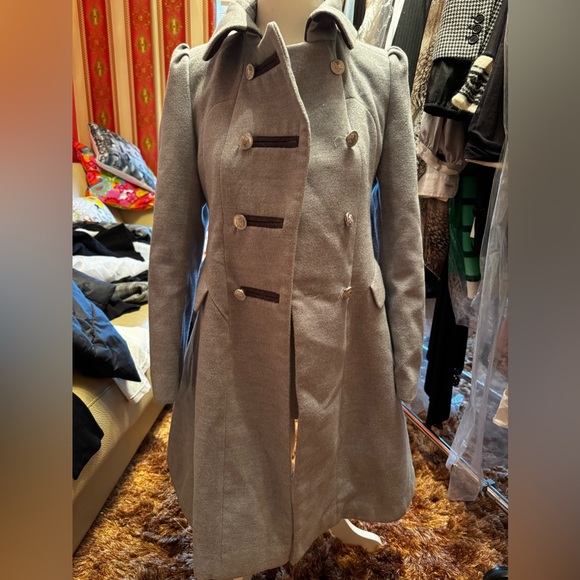 Rothschild wool lined tailored girl coat M(10-12) - Picture 3 of 17